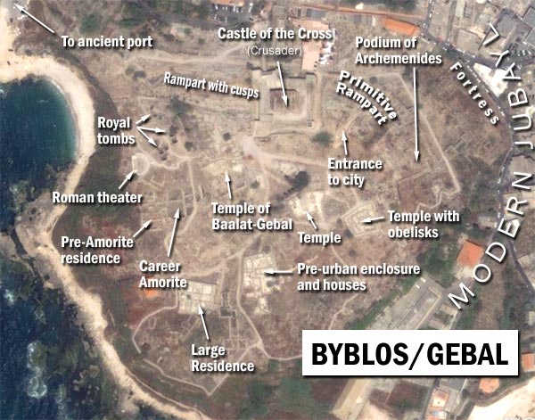 byblos from satellite