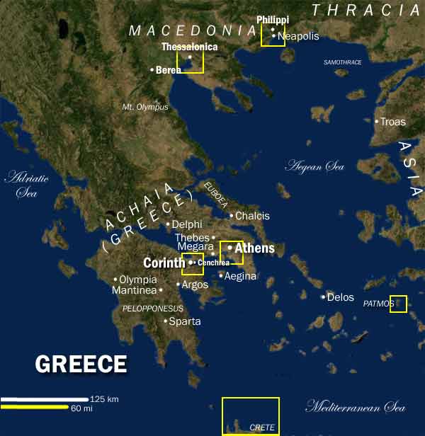 greece from satellite