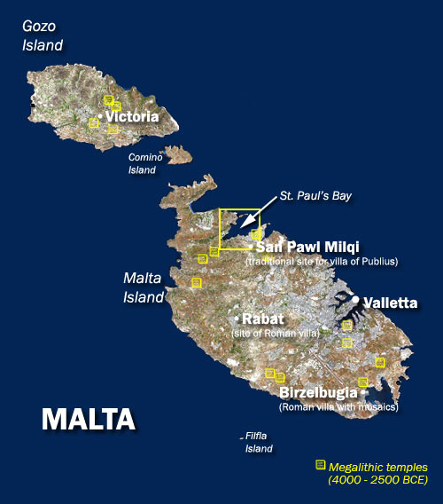 malta from satellite