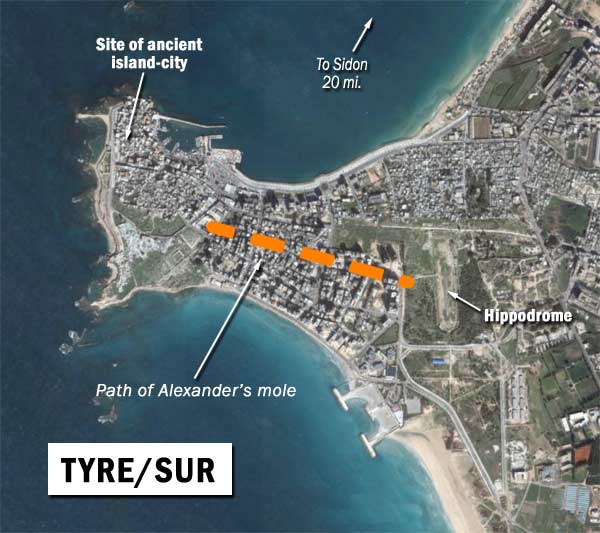 tyre from satellite