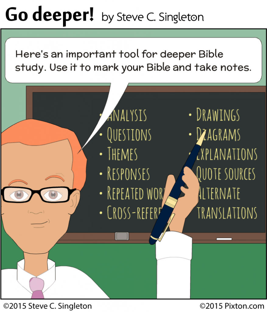pen as bible study tool