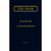 0836668: Life-Study of Jeremiah &amp; Lamentations