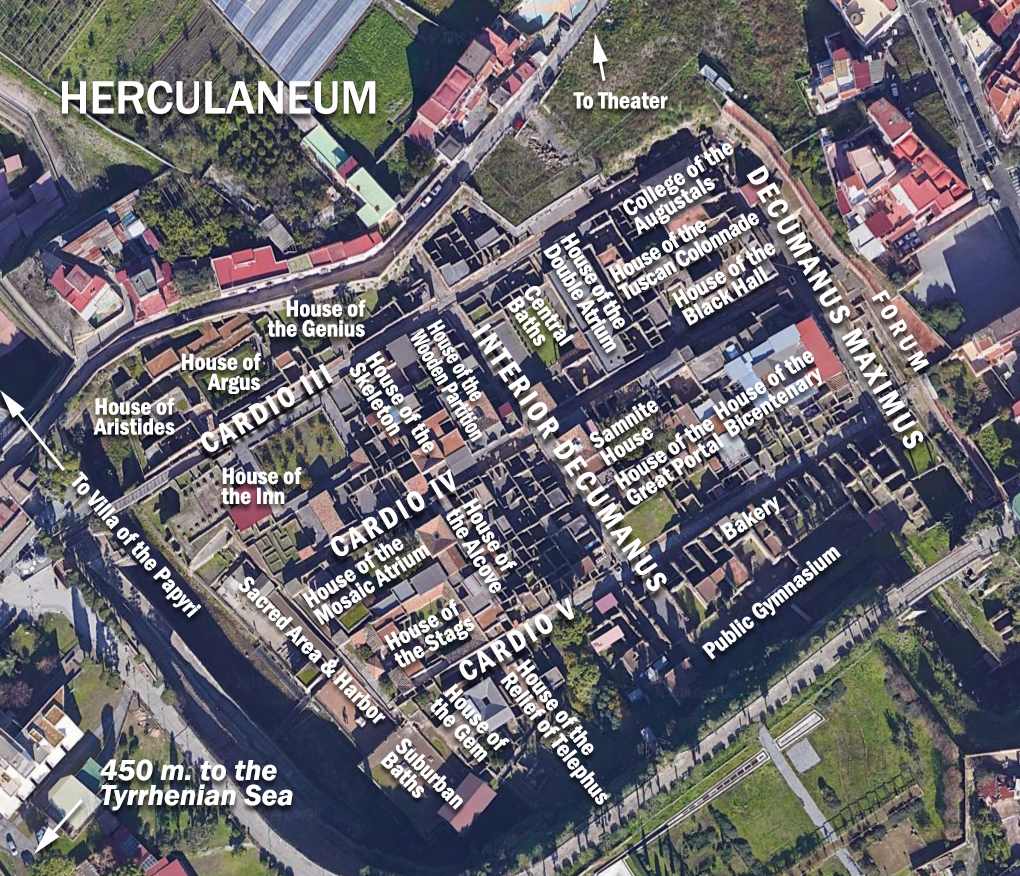 satellite view of herculaneum